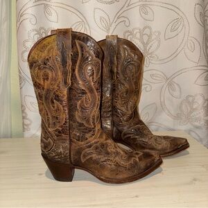 Dan Post Brown Western Boots
